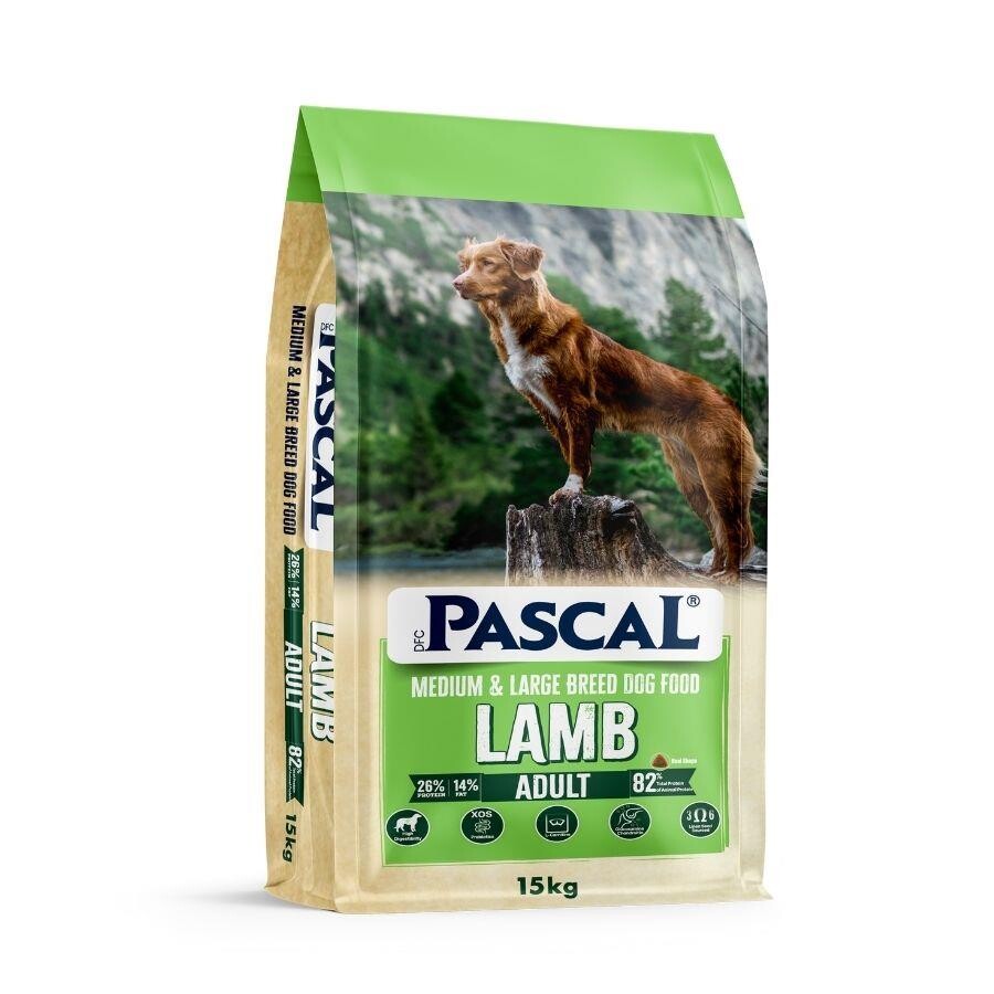 Pascal Kuzu Etli Orta Ve Büyük Irk Yetişkin Köpek Maması 15 KG | SRC: Barcode: 8680542870303